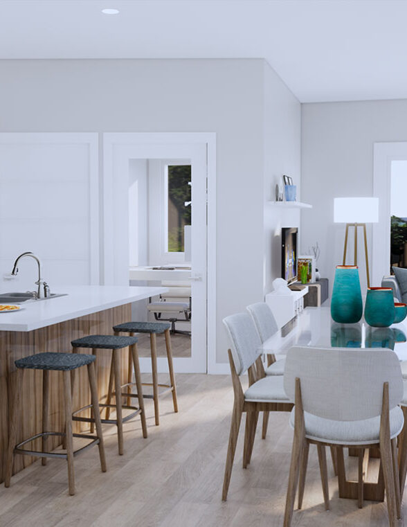 Unit C - 2 Bedroom + Den | 2 Bath Rendering – 55+ Apartment Living in Edmonton